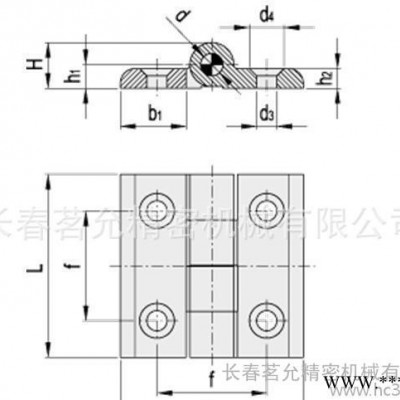 elesa 品牌——陽極氧化鋁制鉸鏈 CMM-AL 長春茗允 代理